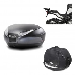 Back trunk + big top fitting + internal bag  SH48 DARK GREY PREMIUM