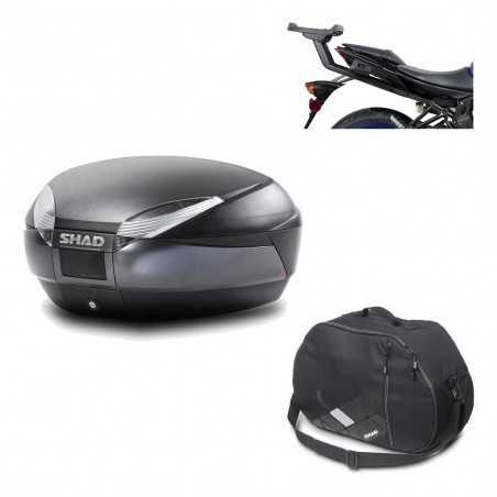 Back trunk + big top fitting + internal bag  SH48 DARK GREY PREMIUM