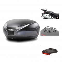 Rear trunk + mounting hardware + accessories  SH48 DARK GREY PREMIUM