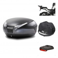 Rear trunk + mounting hardware + accessories  SH48 DARK GREY PREMIUM
