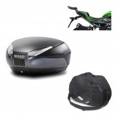 Back trunk + big top fitting + internal bag  SH48 DARK GREY PREMIUM