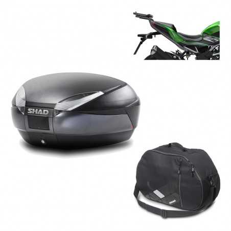 Back trunk + big top fitting + internal bag  SH48 DARK GREY PREMIUM