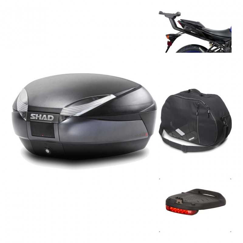Rear trunk + mounting hardware + accessories  SH48 DARK GREY PREMIUM