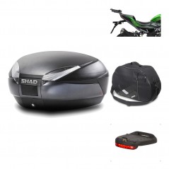 Rear trunk + mounting hardware + accessories  SH48 DARK GREY PREMIUM