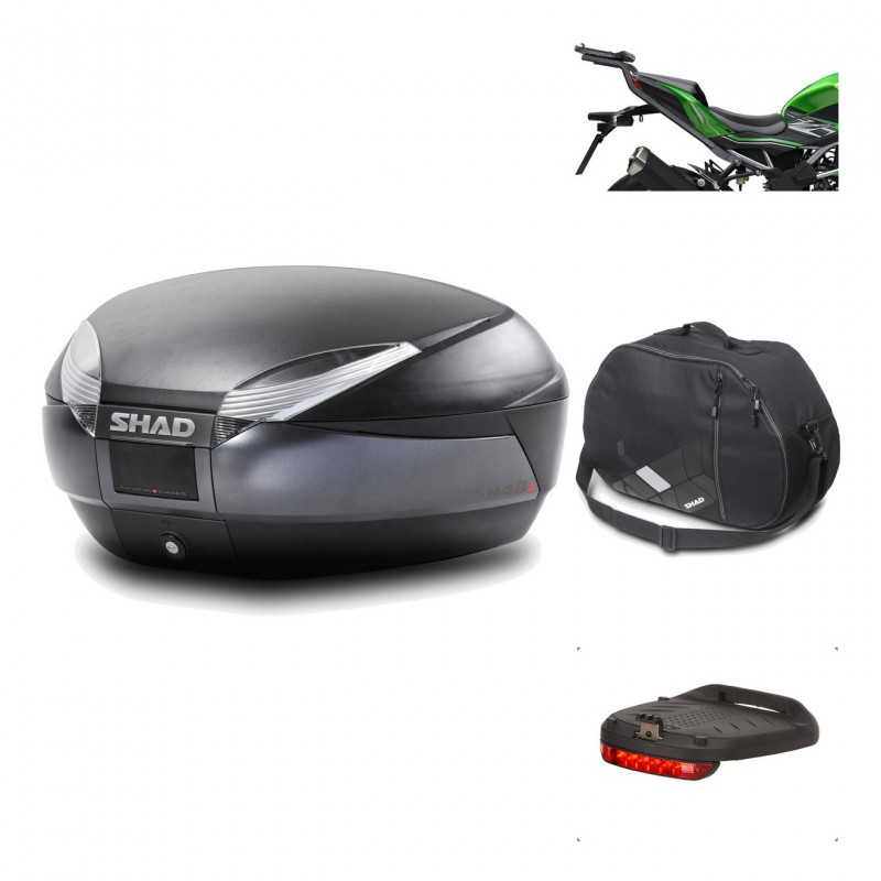 Rear trunk + mounting hardware + accessories  SH48 DARK GREY PREMIUM