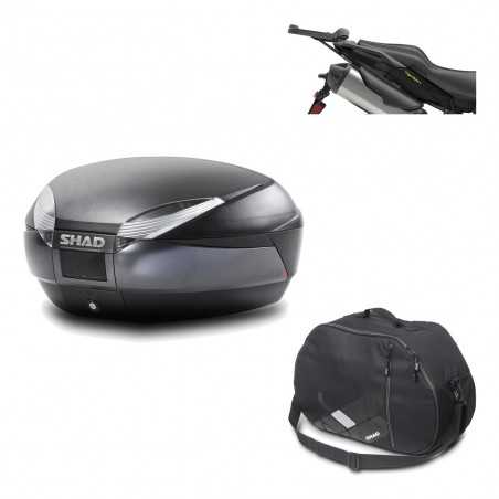 Back trunk + big top fitting + internal bag SH48 DARK GREY PREMIUM