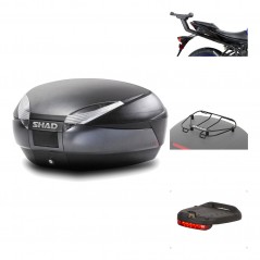 Rear trunk + mounting hardware + accessories  SH48 DARK GREY PREMIUM