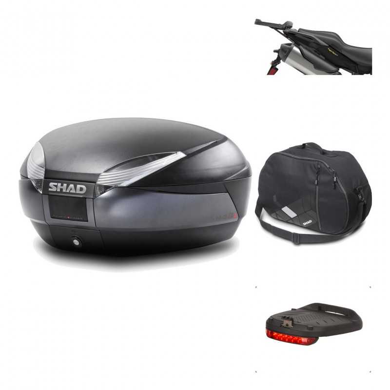 Rear trunk + mounting hardware + accessories  SH48 DARK GREY PREMIUM