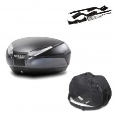 Back trunk + big top fitting + internal bag  SH48 DARK GREY PREMIUM