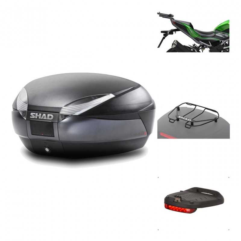 Rear trunk + mounting hardware + accessories  SH48 DARK GREY PREMIUM