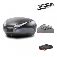 Rear trunk + mounting hardware + accessories  SH48 DARK GREY PREMIUM