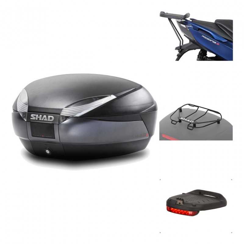 Rear trunk + mounting hardware + accessories  SH48 DARK GREY PREMIUM