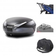 Rear trunk + mounting hardware + accessories  SH48 DARK GREY PREMIUM