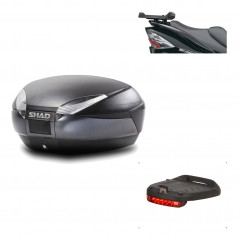 Back trunk + big top fitting + brake light  SH48 DARK GREY PREMIUM