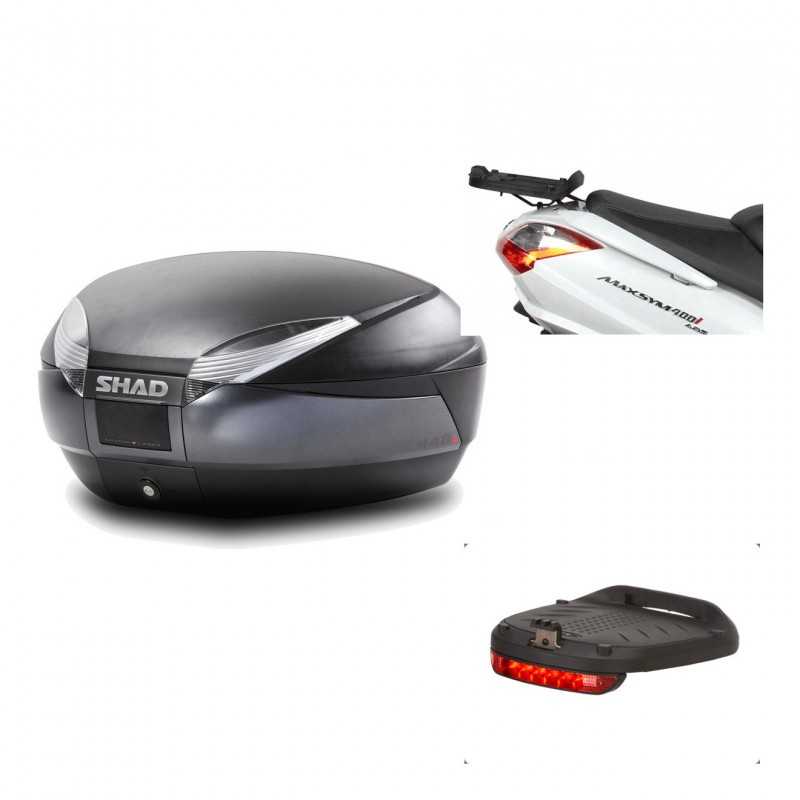 Back trunk + big top fitting + brake light  SH48 DARK GREY PREMIUM