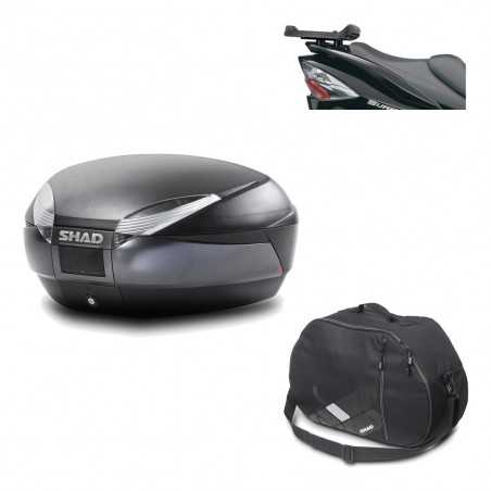 Back trunk + big top fitting + internal bag SH48 DARK GREY PREMIUM
