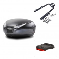 Back trunk + big top fitting + brake light  SH48 DARK GREY PREMIUM