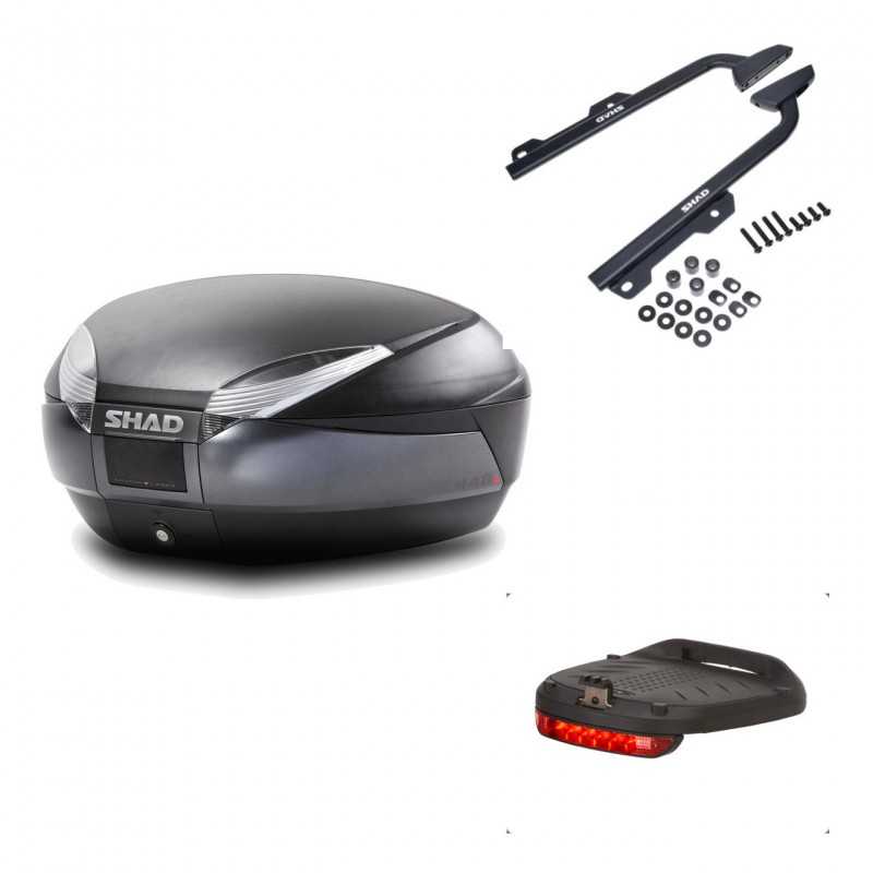 Back trunk + big top fitting + brake light  SH48 DARK GREY PREMIUM