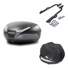 Back trunk + big top fitting + internal bag  SH48 DARK GREY PREMIUM