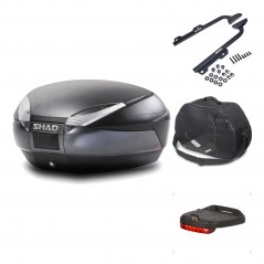 Rear trunk + mounting hardware + accessories  SH48 DARK GREY PREMIUM