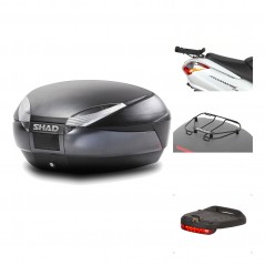 Rear trunk + mounting hardware + accessories  SH48 DARK GREY PREMIUM