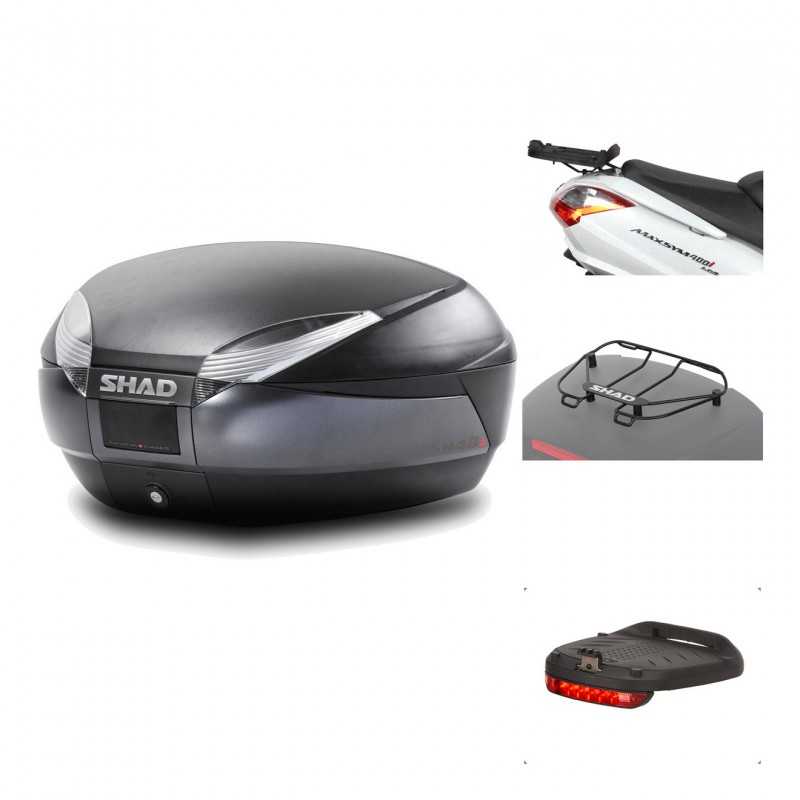 Rear trunk + mounting hardware + accessories  SH48 DARK GREY PREMIUM
