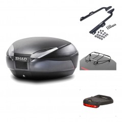 Rear trunk + mounting hardware + accessories  SH48 DARK GREY PREMIUM