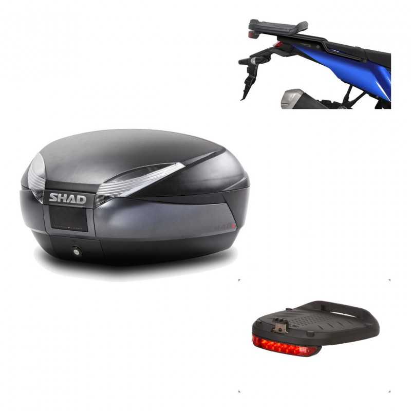 Back trunk + big top fitting + brake light  SH48 DARK GREY PREMIUM