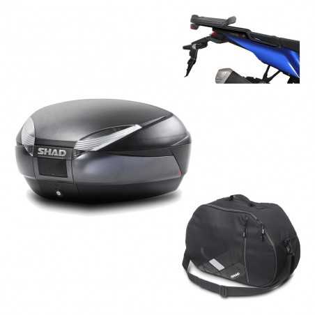 Back trunk + big top fitting + internal bag  SH48 DARK GREY PREMIUM