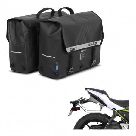 SHAD Alforjas semirrigidas laterales + herraje maletas SW42 KIT-191071