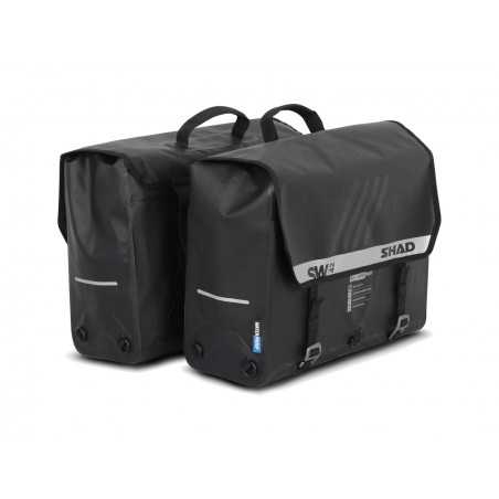 SHAD Alforjas semirrigidas laterales + herraje maletas SW42 KIT-191074