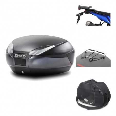 Rear trunk + mounting hardware + accessories  SH48 DARK GREY PREMIUM