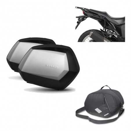 SHAD Maletas laterales + herraje 3p bolsa interna SC SH35 PREMIUM KIT-190927