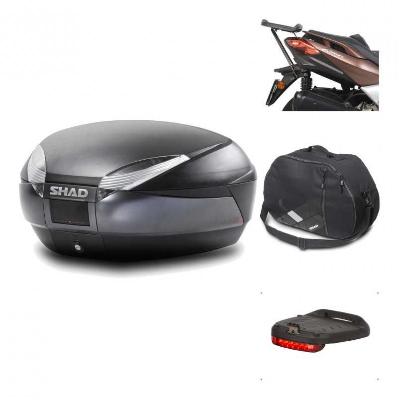 Rear trunk + mounting hardware + accessories  SH48 DARK GREY PREMIUM