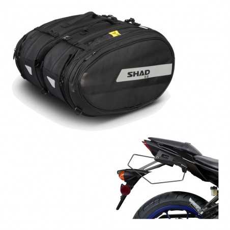 SHAD Alforjas semirrigidas laterales + herraje maletas SL 58 KIT-191034