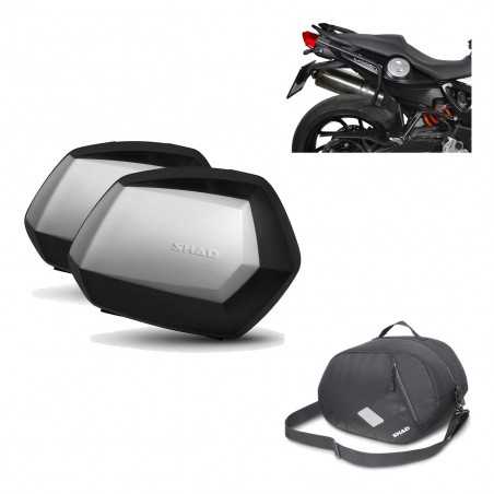 SHAD Maletas laterales + herraje 3p bolsa interna SC SH35 PREMIUM KIT-190881