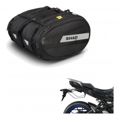 Semi-rigid side saddlebags + side fitting  SL 58