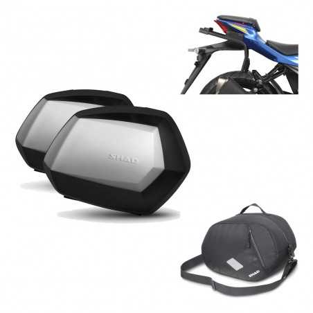 SHAD Maletas laterales + herraje 3p bolsa interna SC SH35 PREMIUM KIT-190935