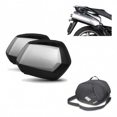 SHAD Maletas laterales + herraje 3p bolsa interna SC SH35 PREMIUM KIT-190887