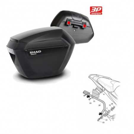 SHAD Maletas laterales + herraje 3p SH23 KIT-190794