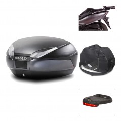 Rear trunk + mounting hardware + accessories  SH48 DARK GREY PREMIUM