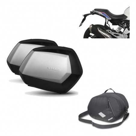 SHAD Maletas laterales + herraje 3p bolsa interna SC SH35 PREMIUM KIT-190947