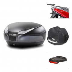 Rear trunk + mounting hardware + accessories  SH48 DARK GREY PREMIUM