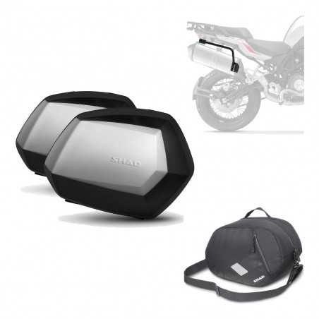 SHAD Maletas laterales + herraje 3p bolsa interna SC SH35 PREMIUM KIT-190951