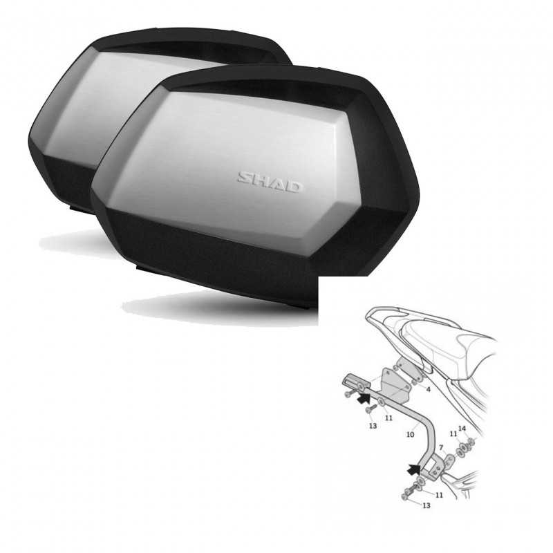 SHAD Maletas laterales + herraje 3p SC SH35 PREMIUM KIT-190952