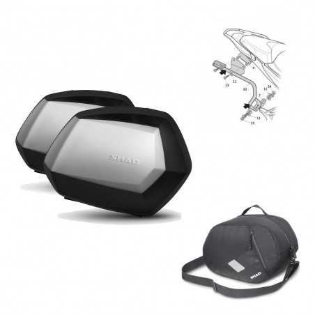 SHAD Maletas laterales + herraje 3p bolsa interna SC SH35 PREMIUM KIT-190953