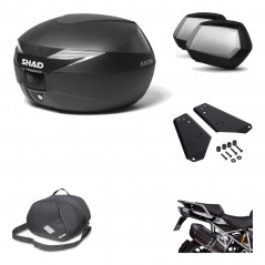 SHAD Maletas laterales + baul trasero herraje montaje 3p bolsa interna SH39 SH 39 SC SH35 PREMIUM KIT-191105