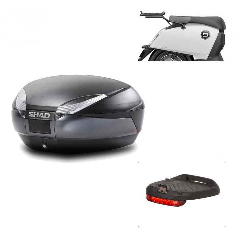 Back trunk + top fitting + brake light  SH48 DARK GREY PREMIUM