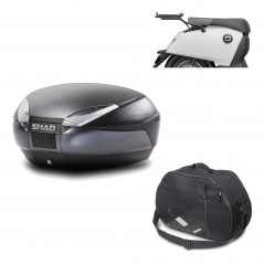 Back trunk + top fitting + internal bag  SH48 DARK GREY PREMIUM