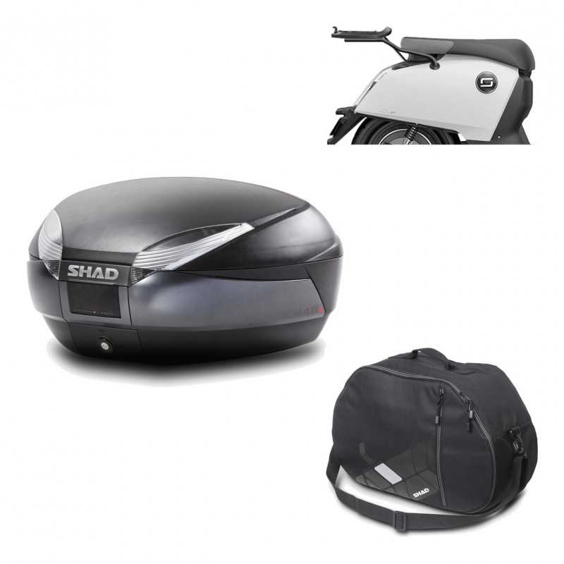 Back trunk + top fitting + internal bag  SH48 DARK GREY PREMIUM